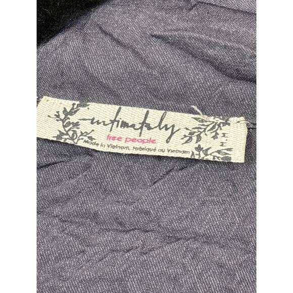 Intimately Free People Womens medium Free Shine Time Pajama Top gray long sleeve - Picture 2 of 3